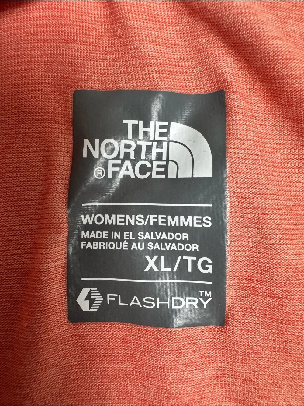 The North Face FlashDry Short Sleeve Tee Pink Women’s XL